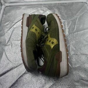 Saucony Shadow Ranger Suede Green Sneakers No Box Men's Size‎ 9